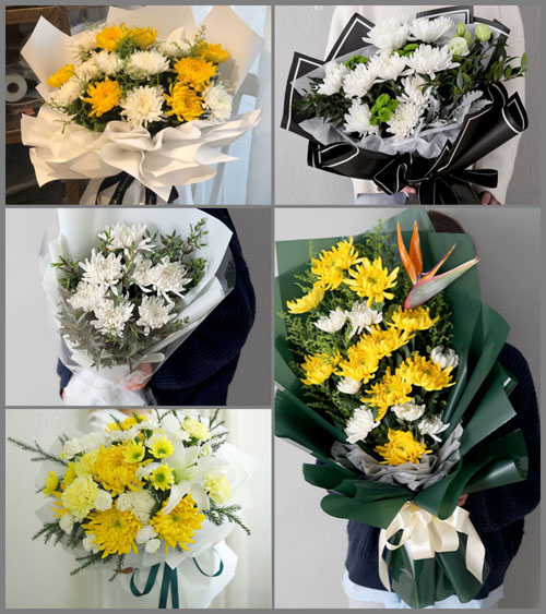 安徽蚌埠市龙子湖区李楼乡山王村白事花束代送